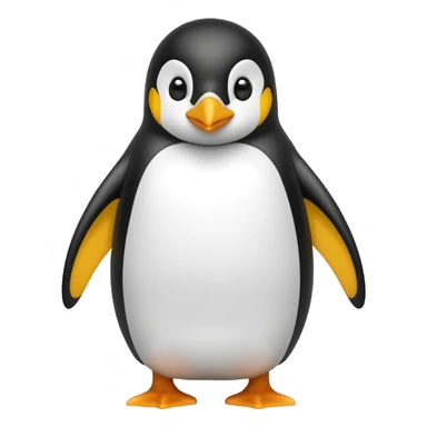 Penguin posing like, "Why? sticker