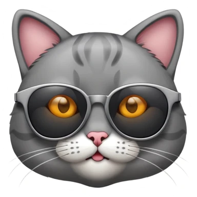 Cat with sunglassesu sticker