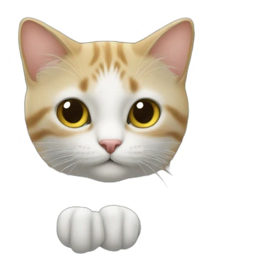 Un chat sur une voiture  sticker