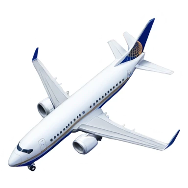 United airlines Boeing 737 sticker