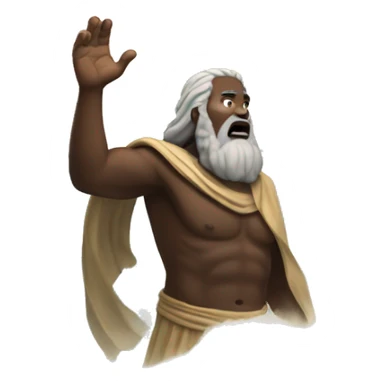 Moses parting Red Sea sticker