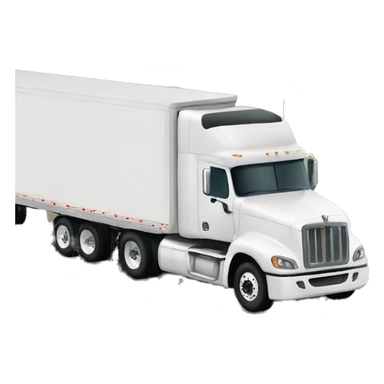 Semi truck with “PGS” letters on the side sticker