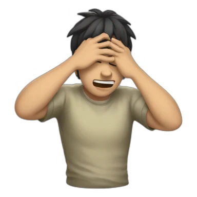 counterstrike character doing a face palm sticker