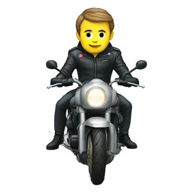 macron en moto sticker
