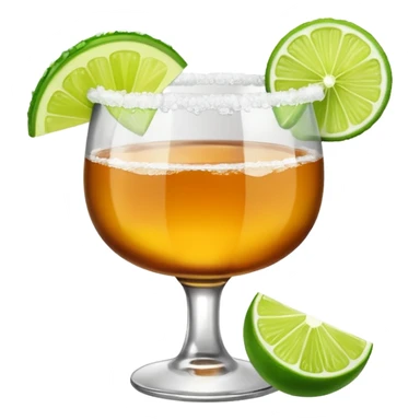 Margarita in a whiskey glass sticker