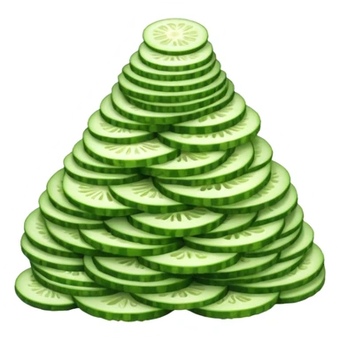 a big pile of grated green slices of vegetable sticker