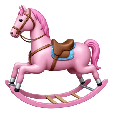 pink Rocking Horse sticker