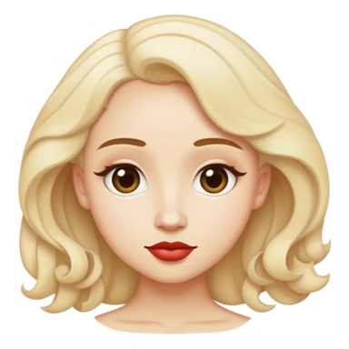 Cinematic Realistic Am√©lie Pop Culture Emoji, featuring a whimsical, charming portrayal inspired by the iconic French film rendered with delicate textures and nostalgic, soft lighting. sticker