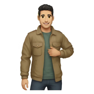 Gabriel Attal tient un drapeau lgbt sticker