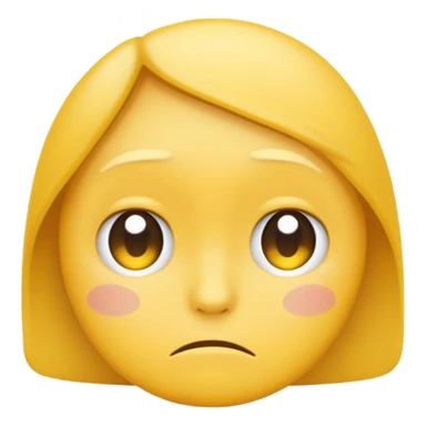 sad face classic emoji style sticker