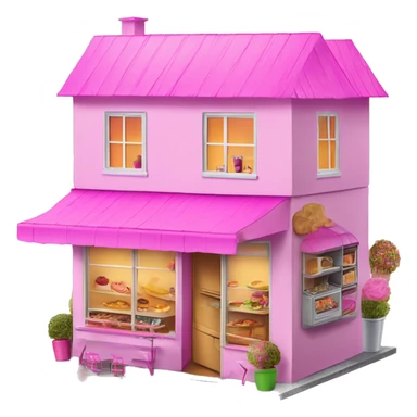 Barbie’s dream house and food truck  sticker