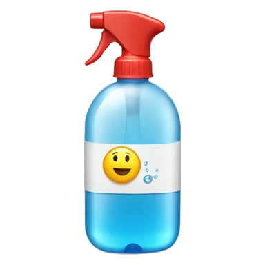 spray bottle water sticker