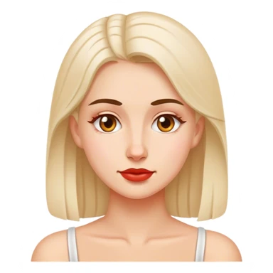 traditional polish european woman simple sticker