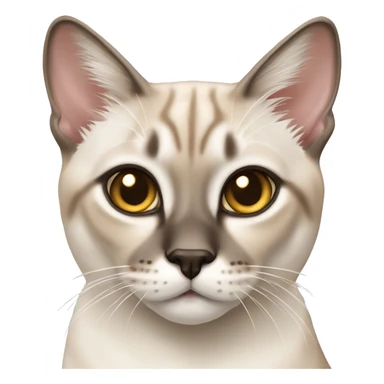 Lynx point Siamese cat sticker