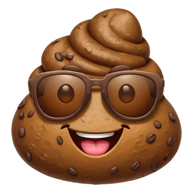 Poop with attitude  sticker