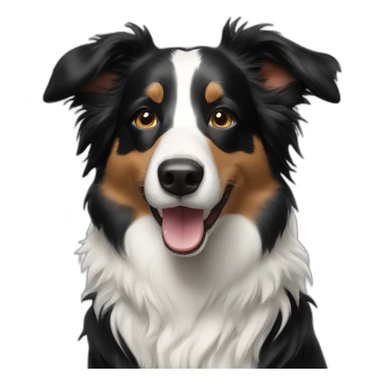Happy-border-collie sticker