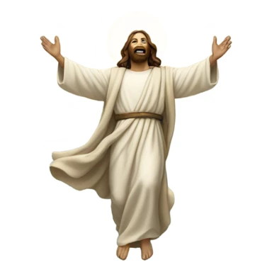 Jesus ascending to heaven sticker