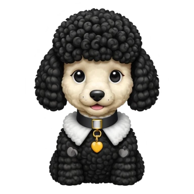 Perro poddle sticker