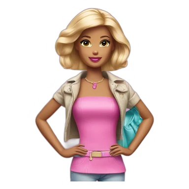 Stereotypical barbie sticker