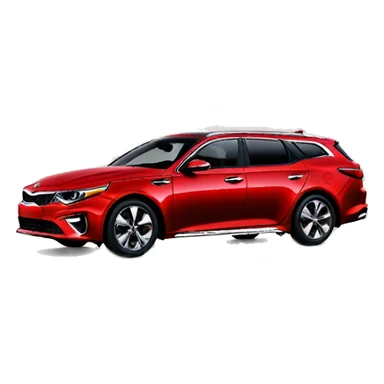 red kia optima 2019 combi sticker