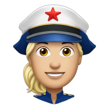 Marine le pen africaine sticker