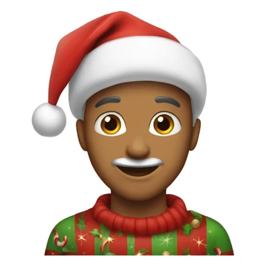 Merry christmas sticker