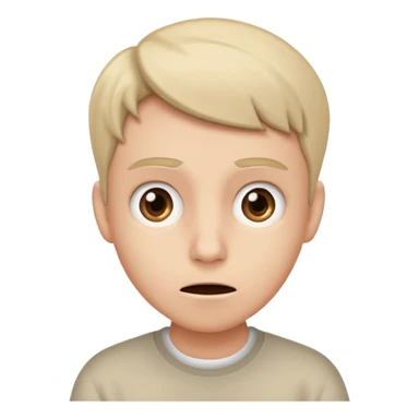 Anxious
 Irritated
 Confused
 Unsure
 Hopeful
Neutral (slightly cautious)
 (Excited → Confused) sticker