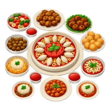 Albanian food sticker