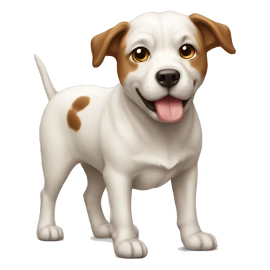 Chien avec un corps de vache sticker