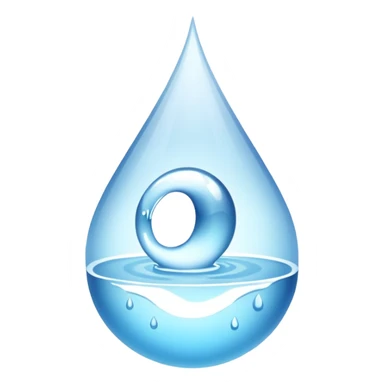 Gota de agua color blanco white sticker