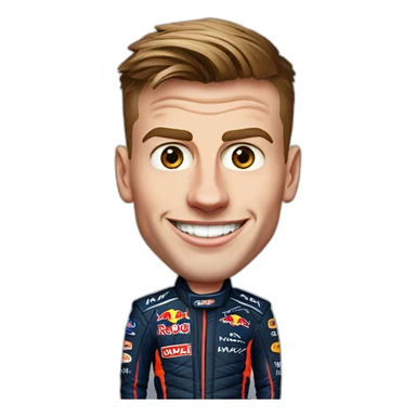 max verstappen 33 redbull racing f1 sticker