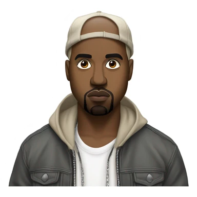 Rapper kanye west sticker