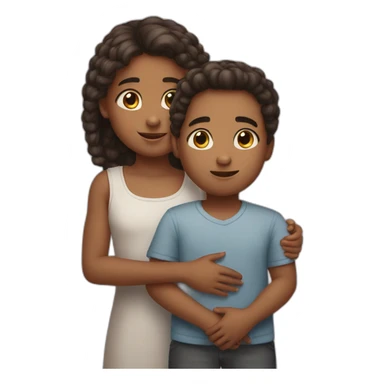 little sister with old brother sticker