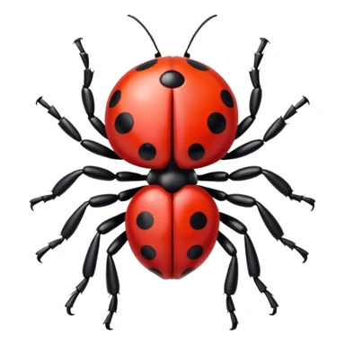 ladybug shakin booty sticker