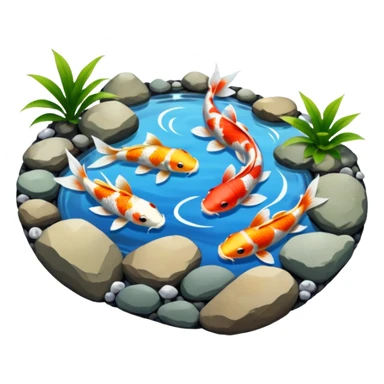 Koi Pond sticker