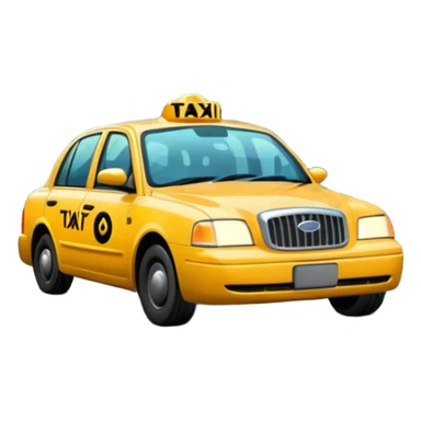 Taxi reflection + puddle, City Rain Scenes. sticker