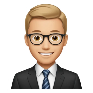 The super-realistic President of Finland, Alexander Stubb sticker