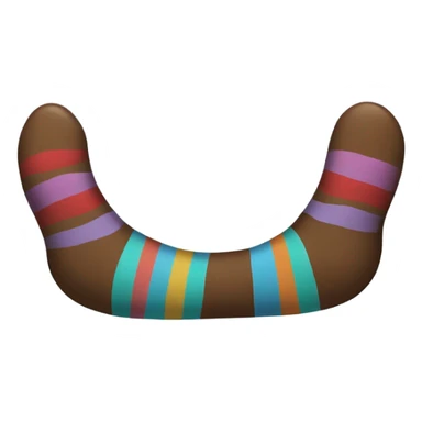 Poop wearing socks sticker