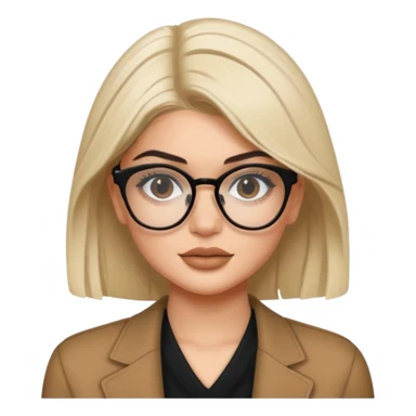 kylie jenner with glases sticker