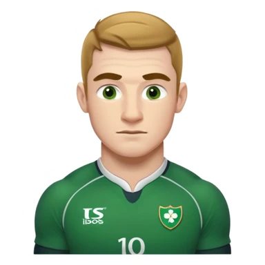 irish rugby player sticker