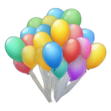 Globos de cumpleaños con signos musicales sticker