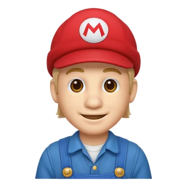 mario bross saludando  sticker