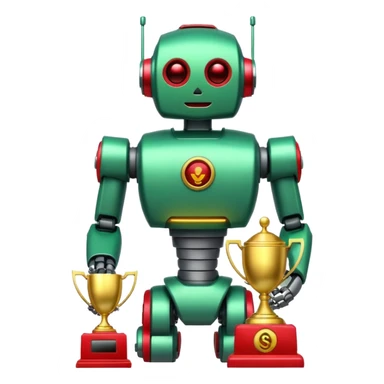 💰 Balance/Guthaben
📈 Profit (grün)
📉 Loss (rot)
🏆 Trophy/Pokal
🤖 AI/Robot
🔒 Security/Schloss

Modern EMojis sticker