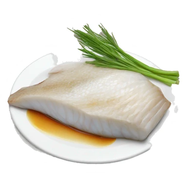 Pacific cod　steak with the silver skin still attached sticker