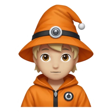Easy from Pokémon. Wearing a Halloween costume. ￼ sticker