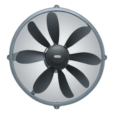 electric fan sticker
