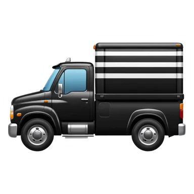 Adidas white stripes black truck sticker