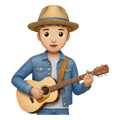 Junior H y Natanael Cano tocando la guitarra  sticker