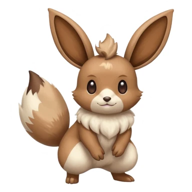 Buneary-Lopunny-Eevee-Minccino-fusion sticker