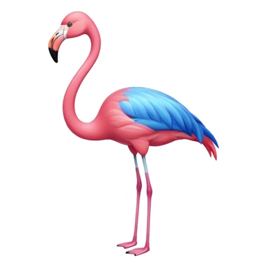Blue Flamingo 🦩 sticker